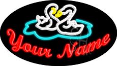 Custom Swans Animated Neon Sign 17