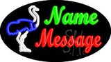 Custom Ostrich Animated Neon Sign 17" Tall x 30" Wide x 3" Deep