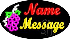 Custom Grapes Animated Neon Sign 17