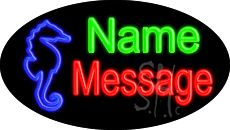 Custom Sea Horse Animated Neon Sign 17