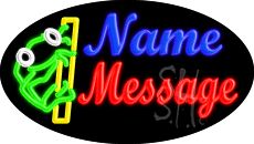 Custom Frog Animated Neon Sign 17