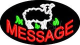 Custom Sheep Animated Neon Sign 17" Tall x 30" Wide x 3" Deep