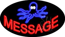 Custom Octopus Animated Neon Sign 17