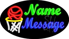 Custom Basketball 1 Animated Neon Sign 17