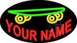 Custom Skateboard Animated Neon Sign 17" Tall x 30" Wide x 3" Deep