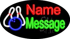 Custom Bowling 1 Animated Neon Sign 17