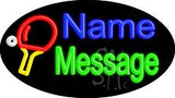 Custom Table Tennis Animated Neon Sign 17" Tall x 30" Wide x 3" Deep