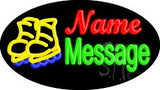 Custom Ski Boots Animated Neon Sign 17" Tall x 30" Wide x 3" Deep