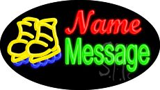 Custom Ski Boots Animated Neon Sign 17