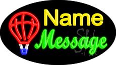 Custom Parachute Logo Animated Neon Sign 17