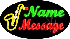 Custom Saxophone Animated Neon Sign 17