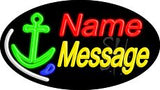 Custom Anchor Animated Neon Sign 17" Tall x 30" Wide x 3" Deep