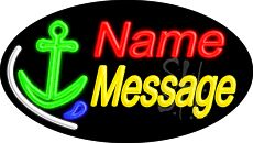 Custom Anchor Animated Neon Sign 17