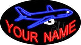 Custom Aeroplane Animated Neon Sign 17" Tall x 30" Wide x 3" Deep