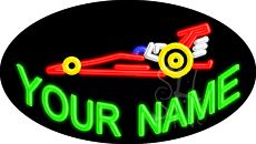 Custom Dragster 1 Animated Neon Sign 17