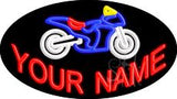 Custom Motorcycle Logo Animated Neon Sign 17" Tall x 30" Wide x 3" Deep