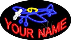 Custom Plane 1 Animated Neon Sign 17