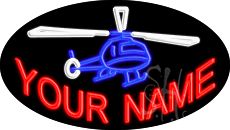 Custom Helicopter Animated Neon Sign 17