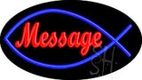 Custom Blue Fish Animated Neon Sign 17" Tall x 30" Wide x 3" Deep