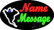 Custom Ghost Logo Animated Neon Sign 17