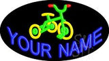 Custom Kid Bicycle Animated Neon Sign 17" Tall x 30" Wide x 3" Deep