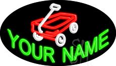 Custom Cart Animated Neon Sign 17