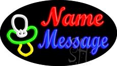 Custom Baby Nipple Animated Neon Sign 17