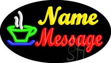Custom Hot Coffee Cup Animated Neon Sign 17