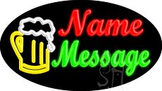 Custom Beer Mug 1 Animated Neon Sign 17