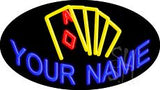 Custom Poker Animated Neon Sign 17" Tall x 30" Wide x 3" Deep