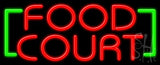 Food Court Neon Sign 13" Tall x 32" Wide x 3" Deep