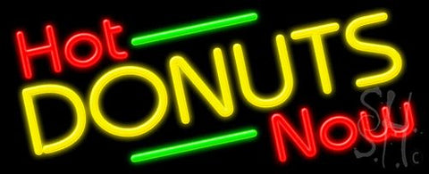 Hot Donuts Now Neon Sign 13