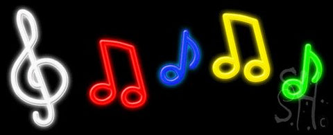 Music Logo Neon Sign 13
