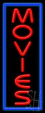 Movies Neon Sign 13" Tall x 32" Wide x 3" Deep