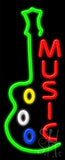 Music Neon Sign 13" Tall x 32" Wide x 3" Deep