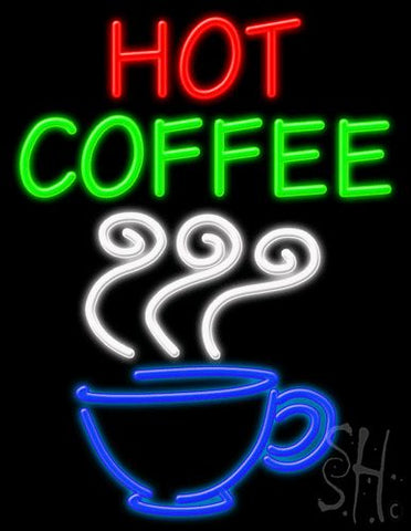 Hot Coffee Neon Sign 24