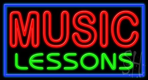 Music Lessons Neon Sign 20