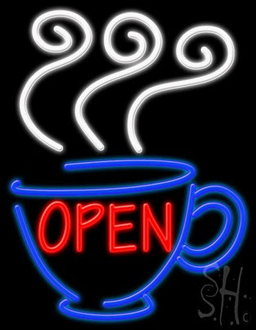 Open Coffee Neon Sign 24