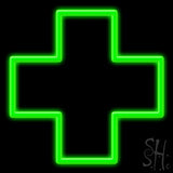 Cross Logo Neon Sign 17" Tall x 17" Wide x 3" Deep