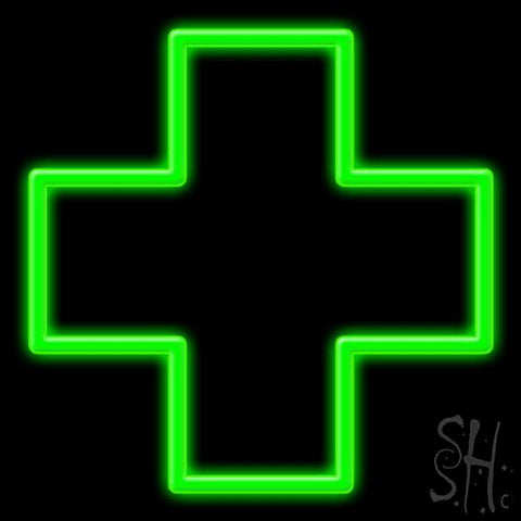 Cross Logo Neon Sign 17
