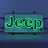 Jeep Green Junior Neon Sign 8" x 17" x 6"
