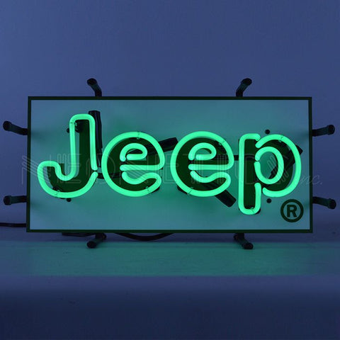 Jeep Green Junior Neon Sign 8