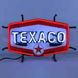 Texaco Hexagon Junior Neon Sign 11" x 17" x 6"