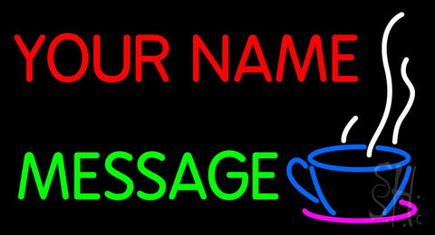 Custom - Coffee WSteam 6 Letters Up to 23 Letters Neon Sign 20