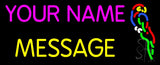 Custom - Parrot Neon Sign 13" Tall x 32" Wide x 3" Deep