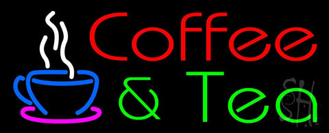 Red Coffee & Green Tea Neon Sign 13