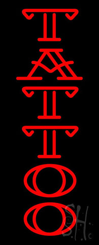Double Stroke Red Tattoo Neon Sign 13