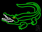 Crocodile Neon Sign 24" Tall x 31" Wide x 3" Deep
