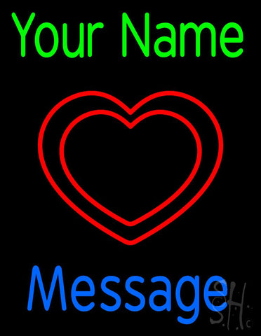 Custom Heart Neon Sign 24