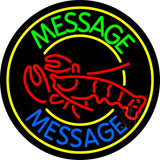 Custom lobster Neon Sign 26" Tall x 26" Wide x 3" Deep